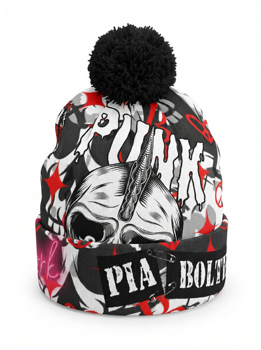 PIA BOLTE® Bommel-Mütze - New York Punk - PIA BOLTE® COUTURE