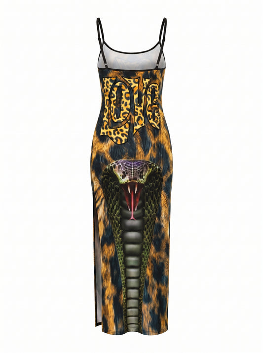 PIA BOLTE® EAGLE LEO ANIMALS MAXI DRESS