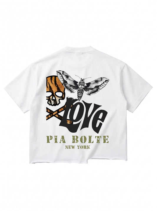 PIA BOLTE® Inferno Art Cropped Shirt