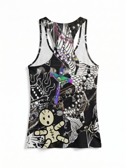 PIA BOLTE® “Sacred Chaos” Tanktop – Pink Cross Edition