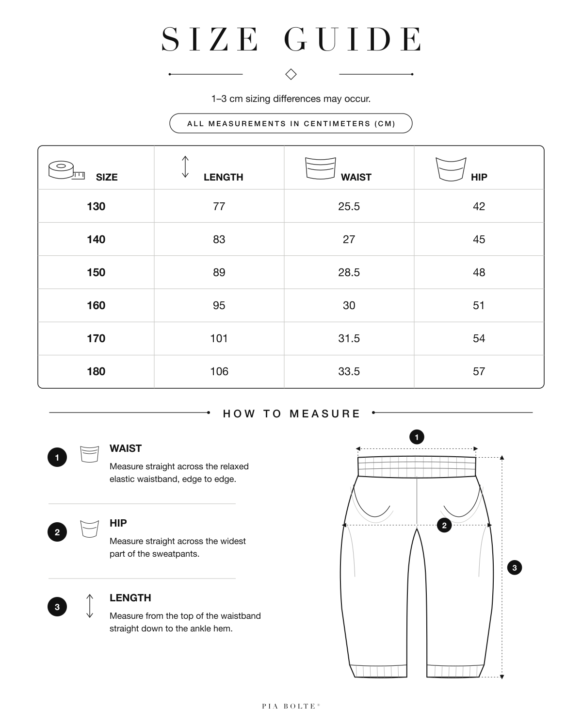 PIA BOLTE® PUNK BUNNY, FAWN & BUTTERFLY KIDS SWEATPANTS