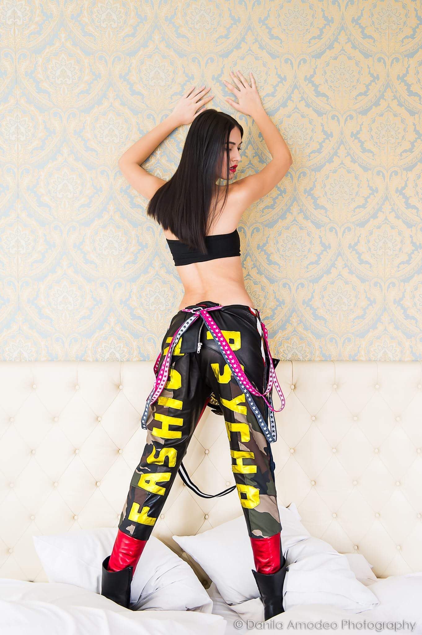 PIA BOLTE® PUNK ROCK lederhosen - PIA BOLTE® COUTURE