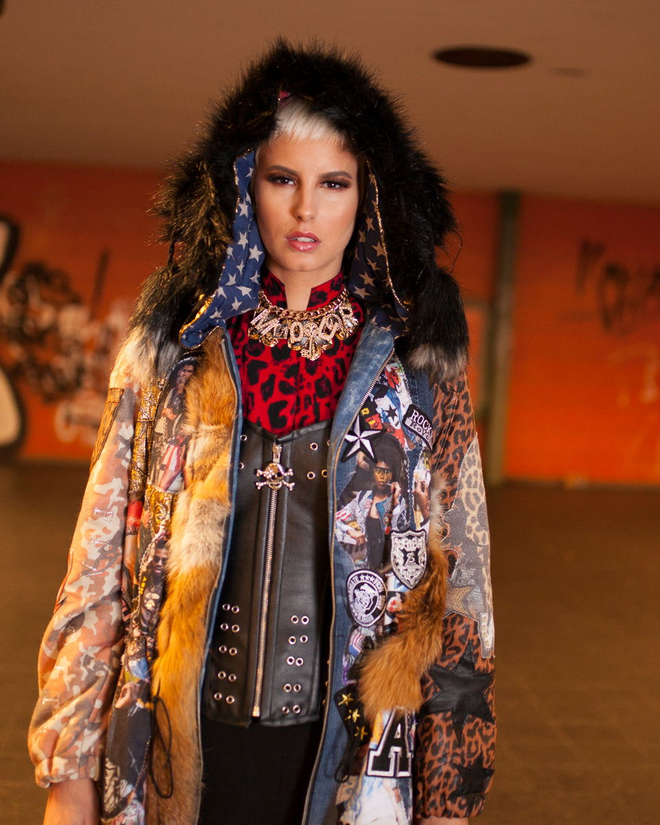 PIA BOLTE® fur COAT A-STAR - PIA BOLTE® COUTURE