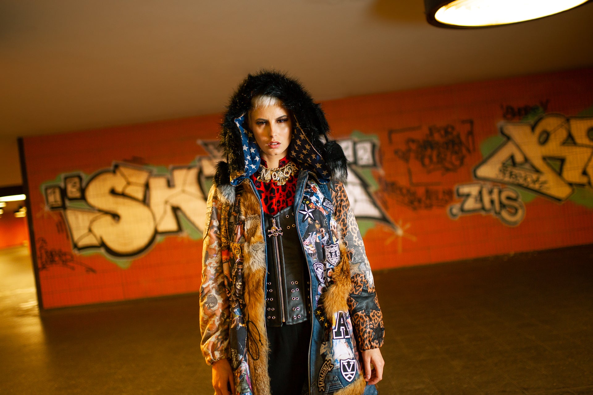 PIA BOLTE® fur COAT A-STAR - PIA BOLTE® COUTURE