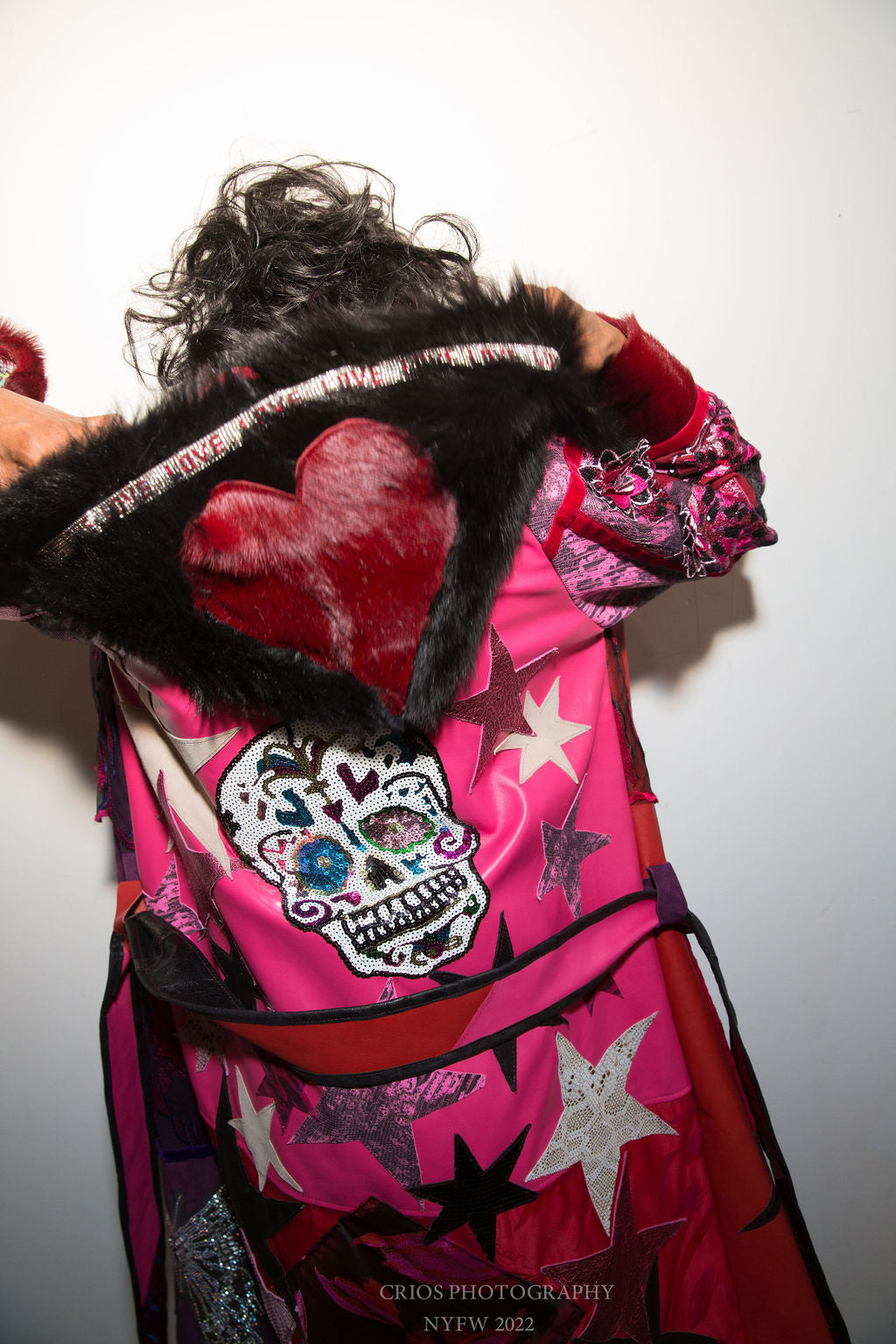 PIA BOLTE COAT RED NYC