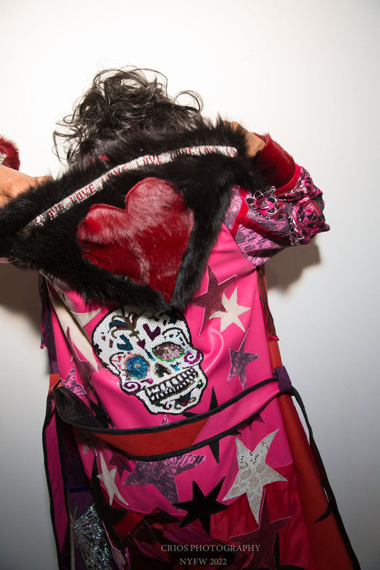 PIA BOLTE COAT RED NYC