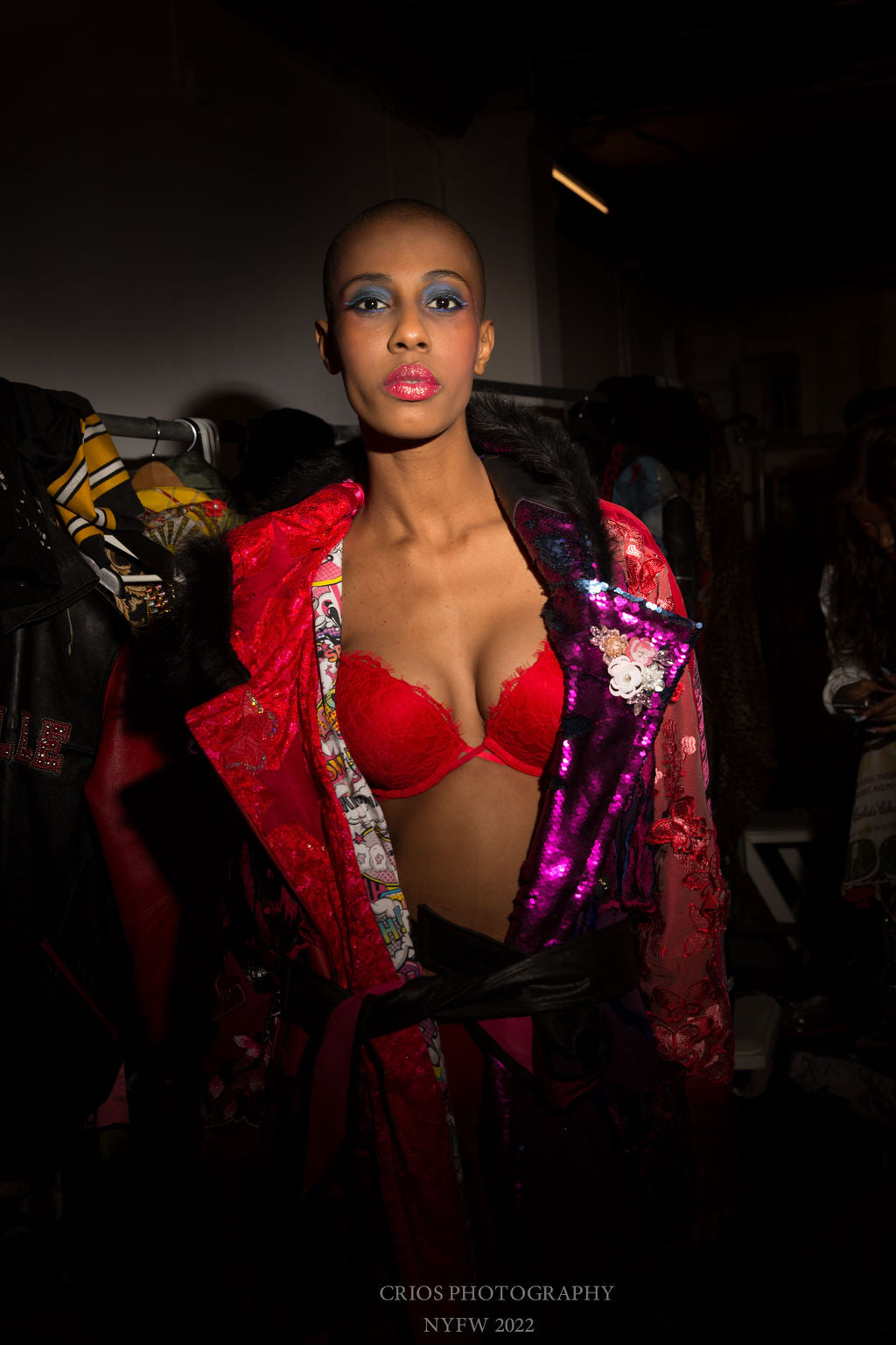 PIA BOLTE COAT RED NYC