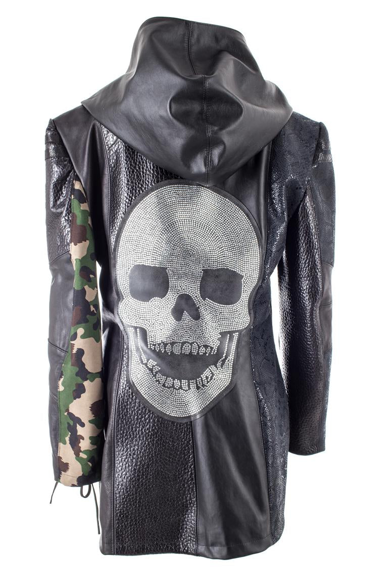 PIA BOLTE® SKULL BLACK LONG BLAZER - PIA BOLTE® COUTURE