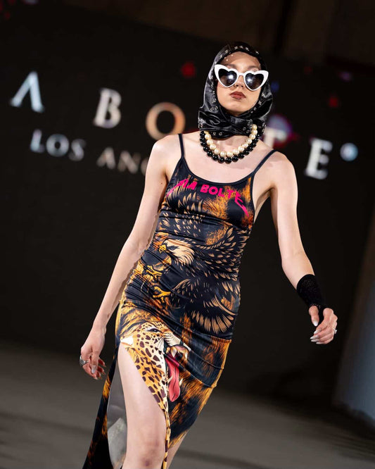 PIA BOLTE® EAGLE LEO ANIMALS MAXI DRESS