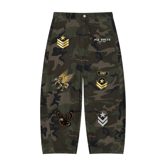 PIA BOLTE® Army Eagle Cargo Pants – Military Glam Edition