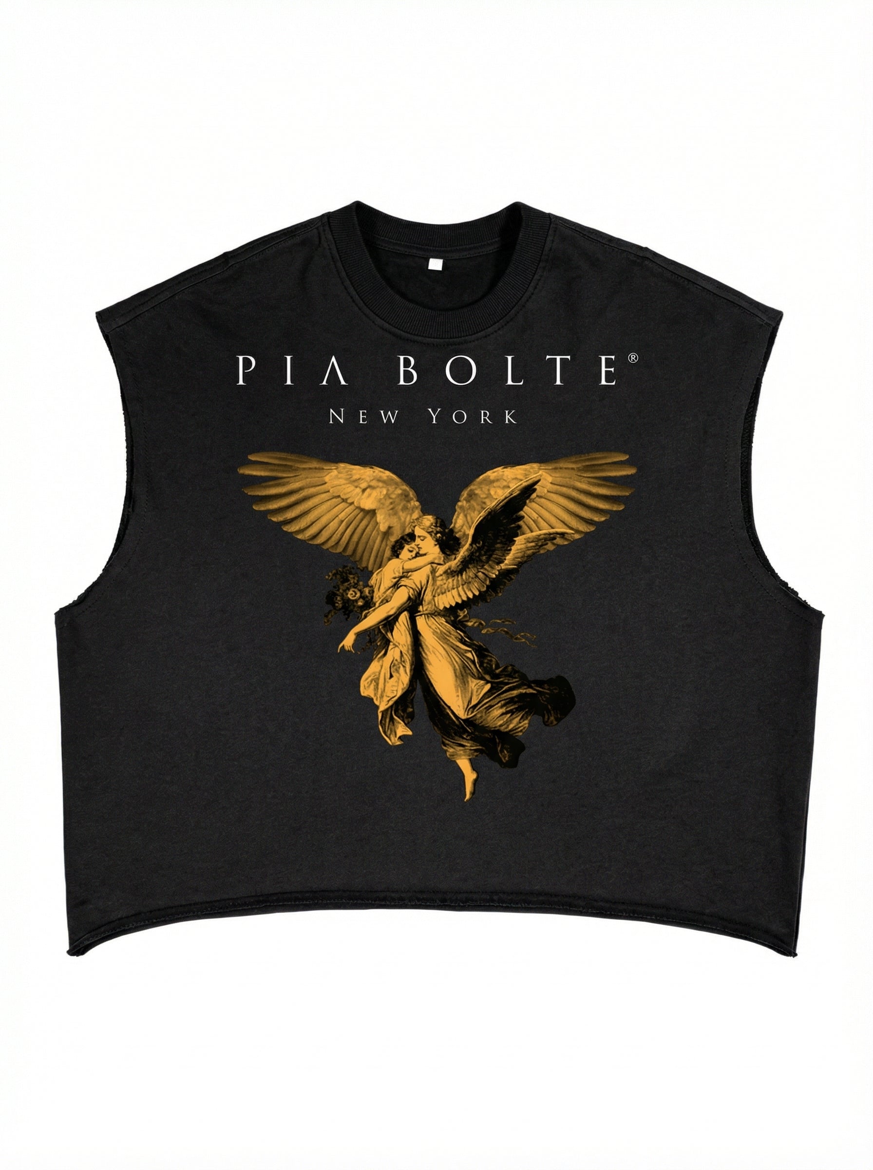 Boxy Tank Top New York Angel👌👌👌 unisex - PIA BOLTE® COUTURE