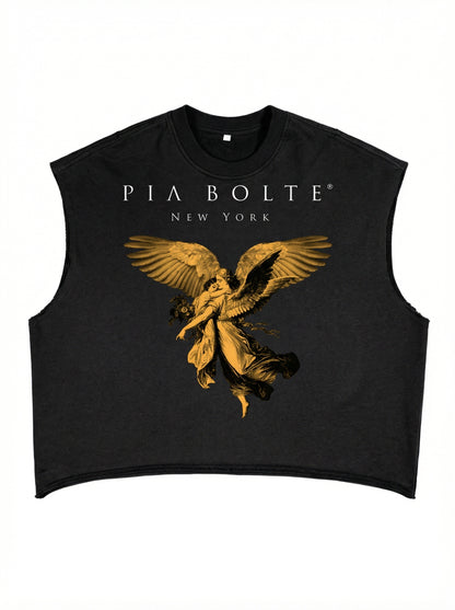 Boxy Tank Top New York Angel👌👌👌 unisex - PIA BOLTE® COUTURE