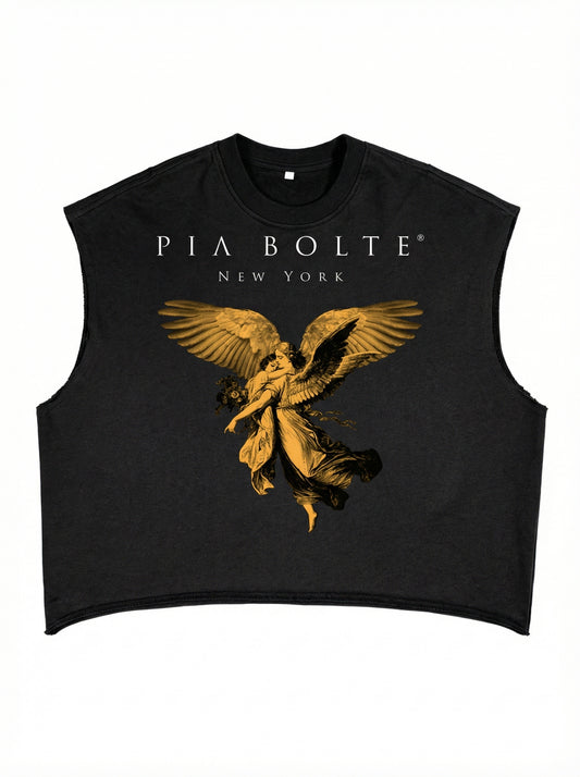 Boxy Tank Top New York Angel👌👌👌 unisex - PIA BOLTE® COUTURE