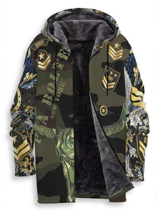 Hoodie jacket military TIGER (unisex) - PIA BOLTE® COUTURE