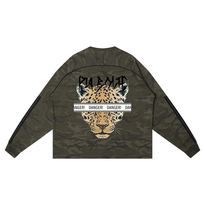 PIA BOLTE® NEON BULL LEOPARD CAMO RAGLAN LONGSLEEVE