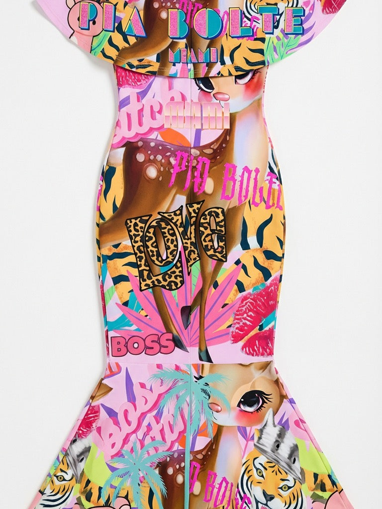 PIA BOLTE® Kleid - Miami colorful👌👌👌