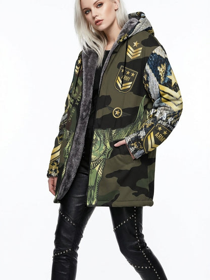 Hoodie jacket military TIGER (unisex) - PIA BOLTE® COUTURE