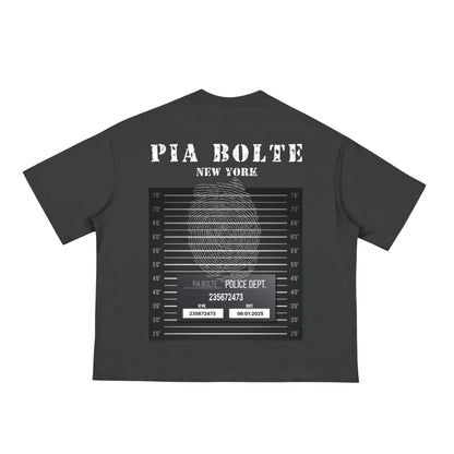 PIA BOLTE® Criminal Identity Tee – Shadow Grey