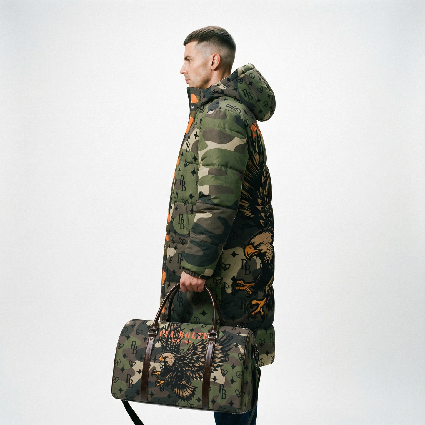 PIA BOLTE® Tasche - Big Bag Eagle Camouflage Edition