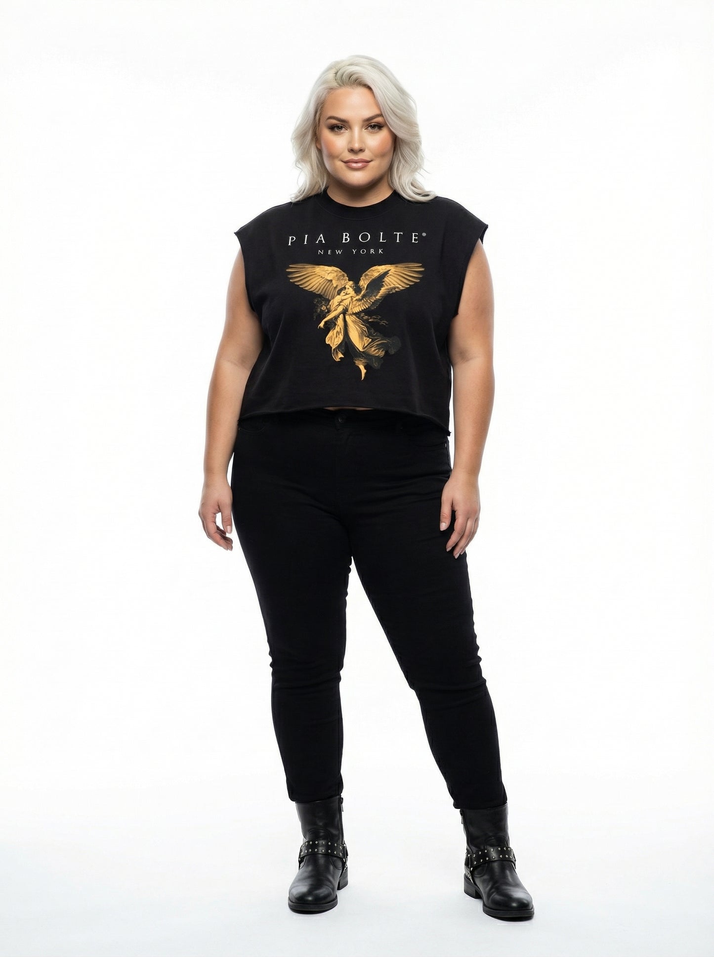 Boxy Tank Top New York Angel👌👌👌 unisex - PIA BOLTE® COUTURE