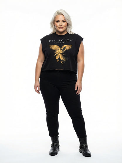Boxy Tank Top New York Angel👌👌👌 unisex - PIA BOLTE® COUTURE