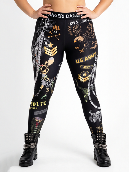 PIA BOLTE® Leggings Army Eagle - PIA BOLTE® COUTURE