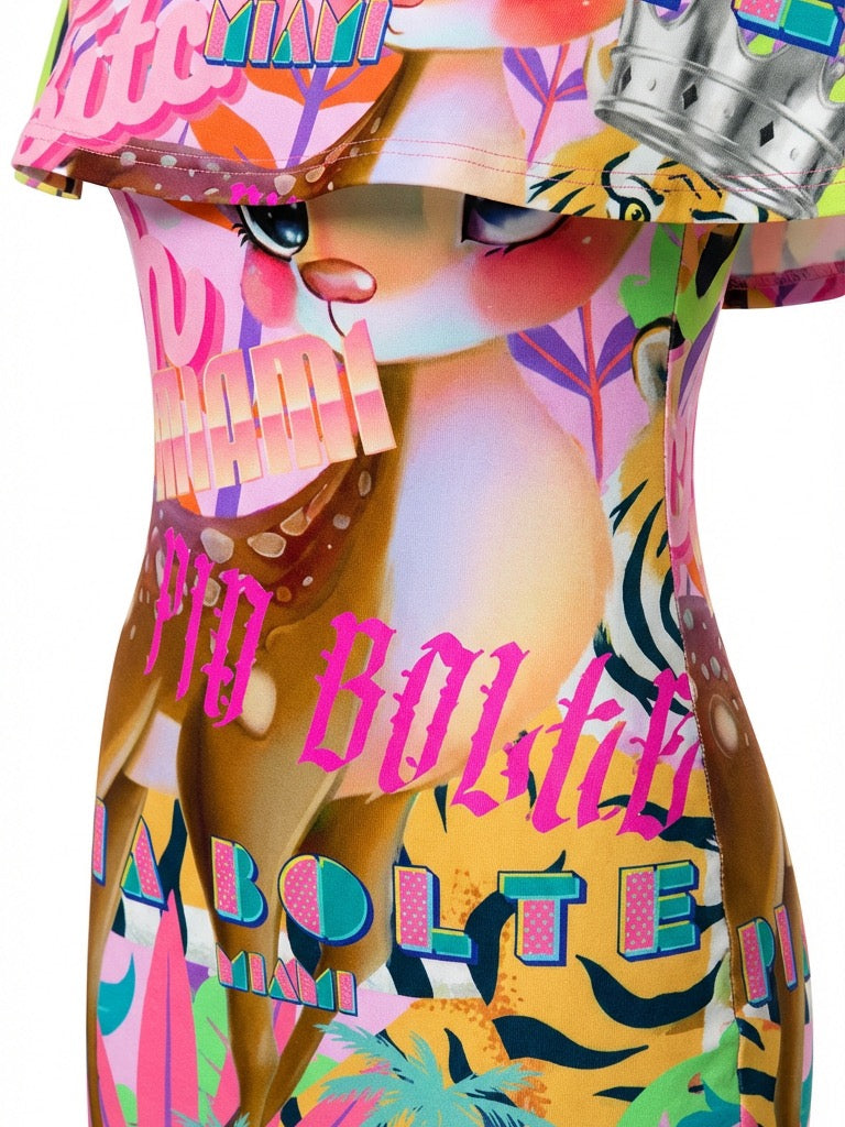 PIA BOLTE® Kleid - Miami colorful👌👌👌