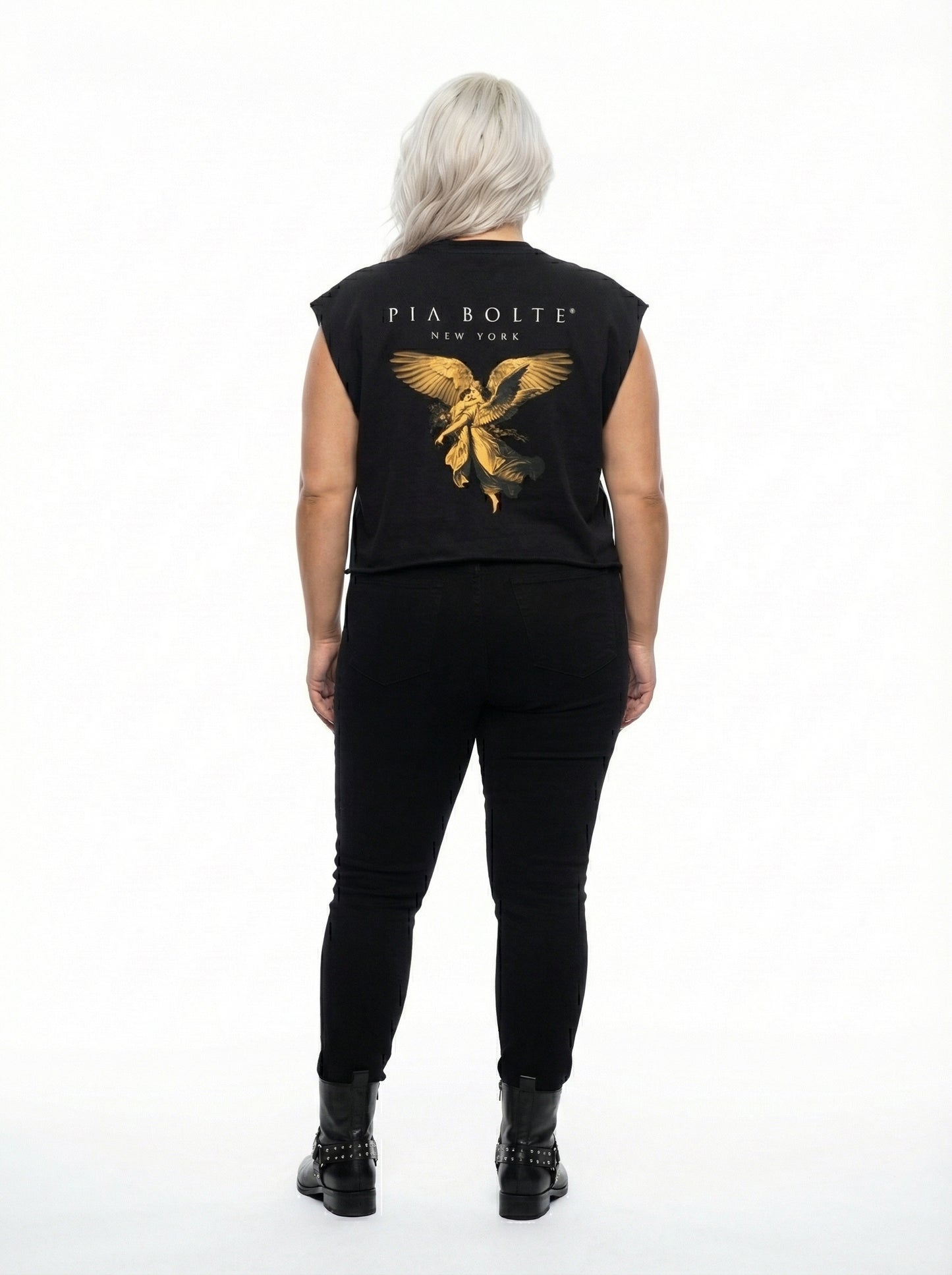 Boxy Tank Top New York Angel👌👌👌 unisex - PIA BOLTE® COUTURE