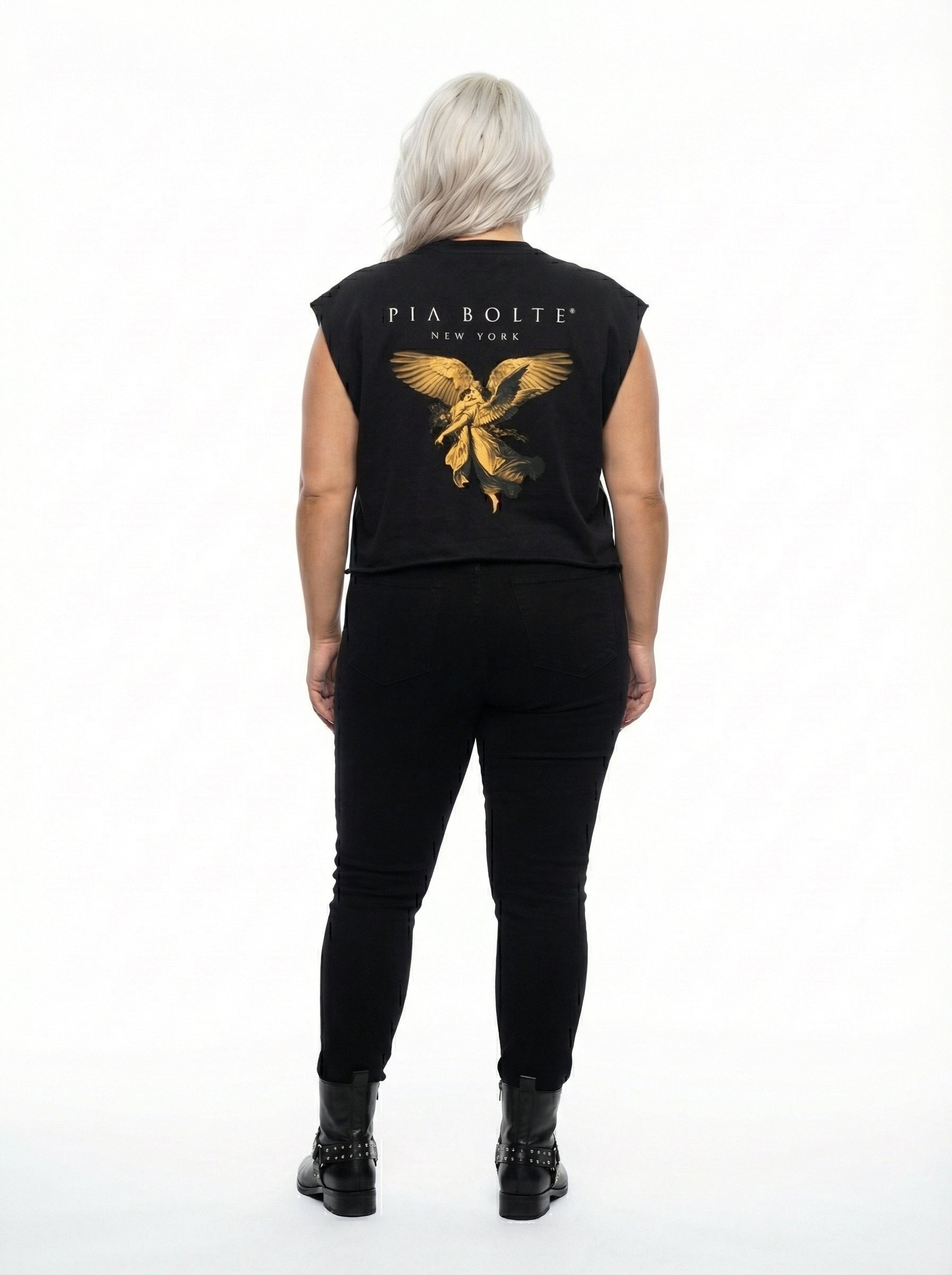 Boxy Tank Top New York Angel👌👌👌 unisex - PIA BOLTE® COUTURE