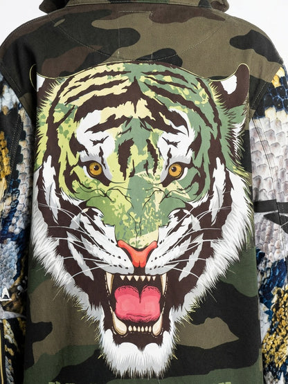 Hoodie jacket military TIGER (unisex) - PIA BOLTE® COUTURE