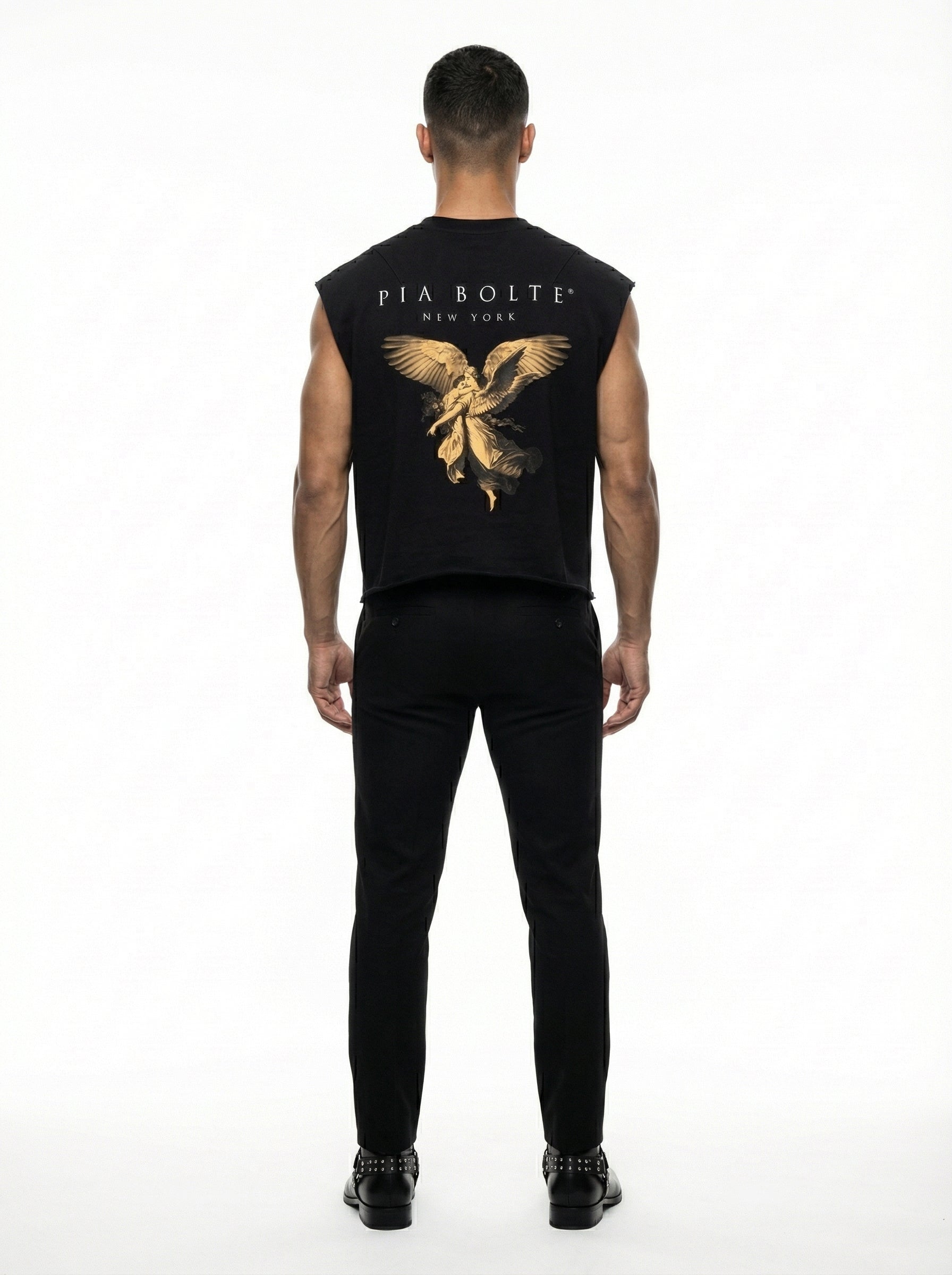 Boxy Tank Top New York Angel👌👌👌 unisex - PIA BOLTE® COUTURE