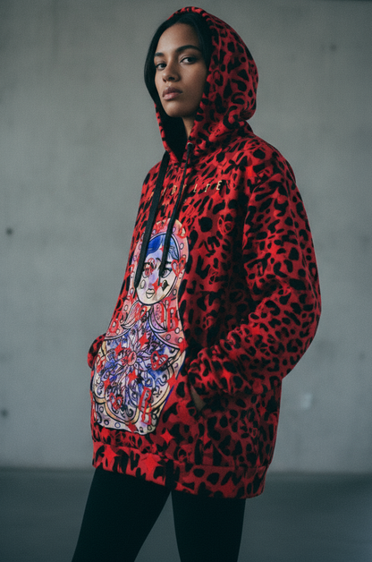 PIA BOLTE® Hoodie - Red Leo Matroschka👌👌👌