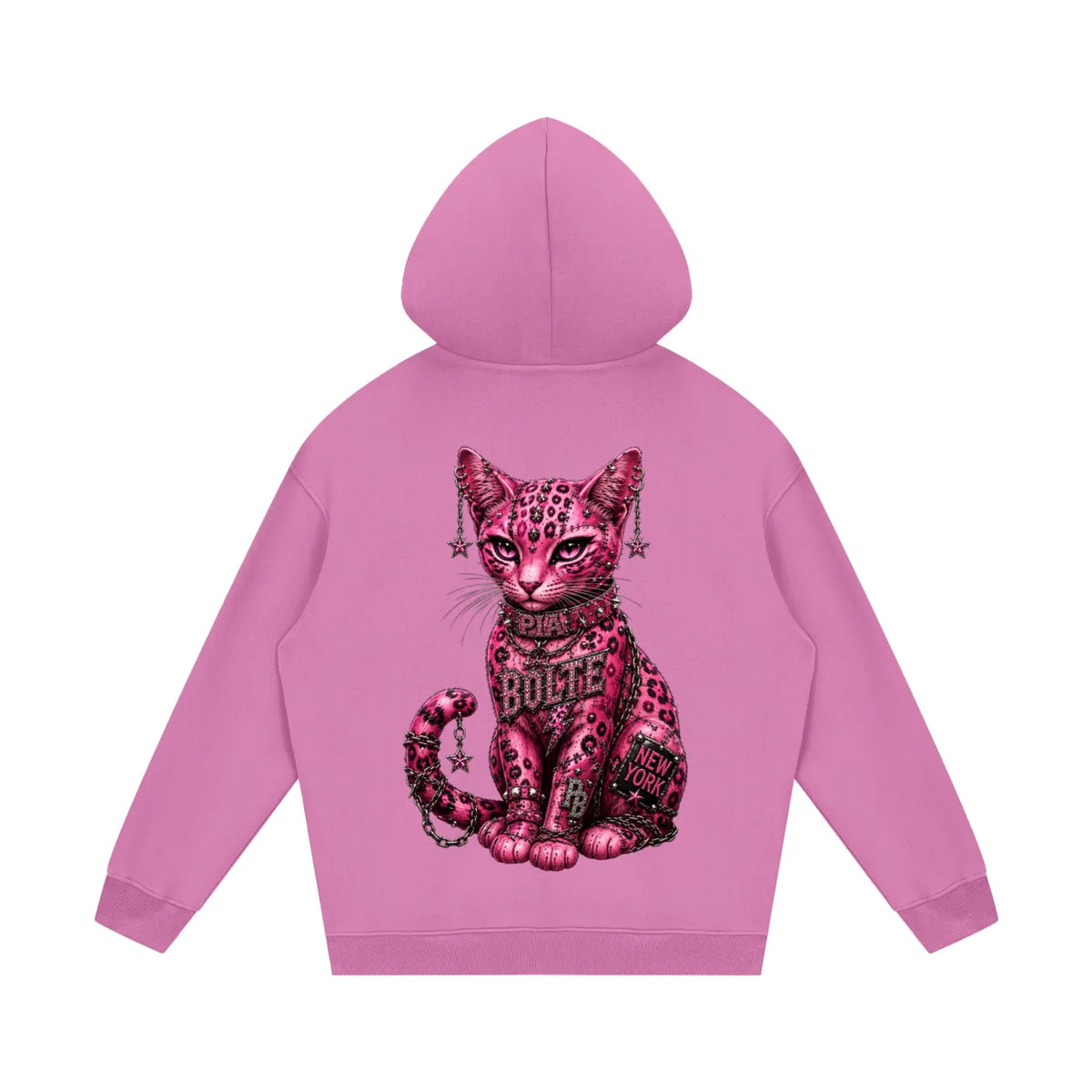 PIA BOLTE® ROCKSTAR & PRINCESS CAT FLEECE HOODIE