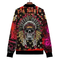 PIA BOLTE® Electric Fuchsia Indianer Bomber Jacket - PIA BOLTE® COUTURE