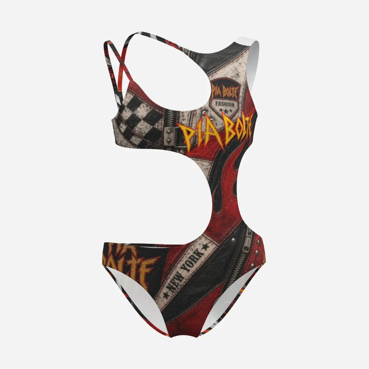 PIA BOLTE® Rockstar Cut-Out Badeanzug – Limited Edition