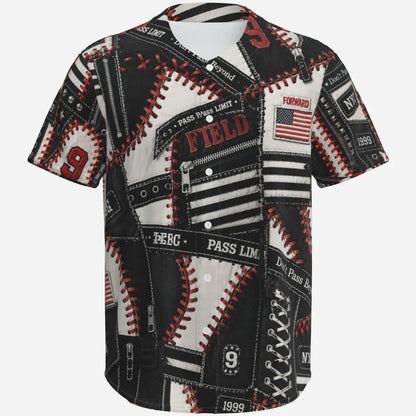 PIA BOLTE® Rebel Patch Baseball Jersey – Street Couture Edition