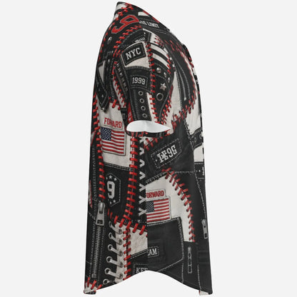 PIA BOLTE® Rebel Patch Baseball Jersey – Street Couture Edition
