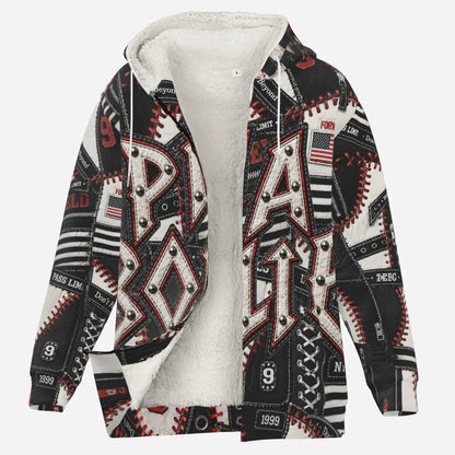 PIA BOLTE® Rebel Sherpa Zip Hoodie – Street Couture Edition unisex