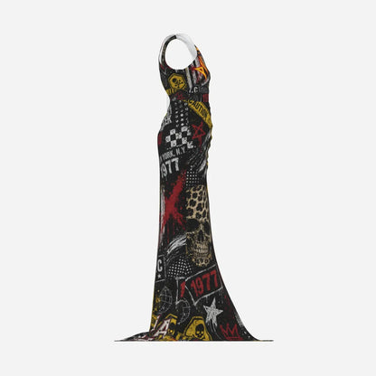 PIA BOLTE® Rebel Couture Maxi Dress – Street Art Edition