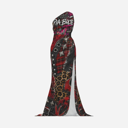 PIA BOLTE® Rebel Leopard Maxi Dress – Street Couture Edition