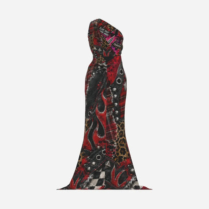 PIA BOLTE® Rebel Leopard Maxi Dress – Street Couture Edition