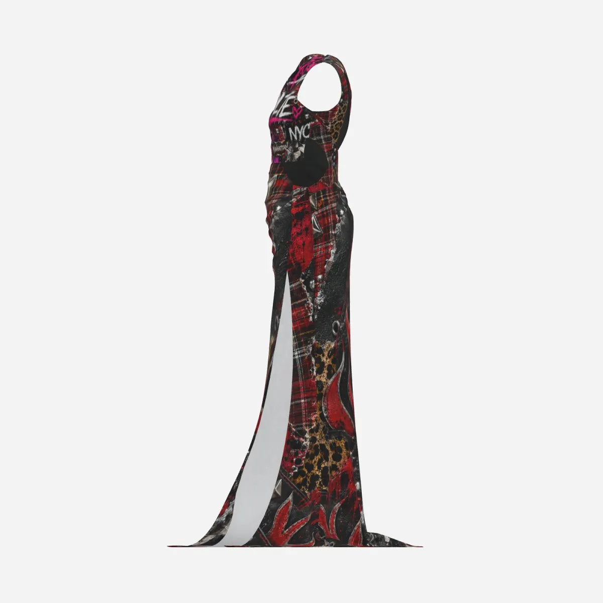PIA BOLTE® Rebel Leopard Maxi Dress – Street Couture Edition