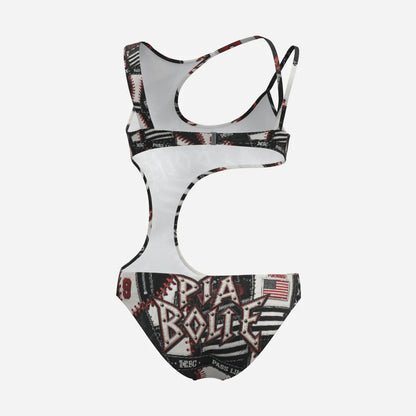 PIA BOLTE® Rebel Cut-Out Swimsuit – Street Couture Edition