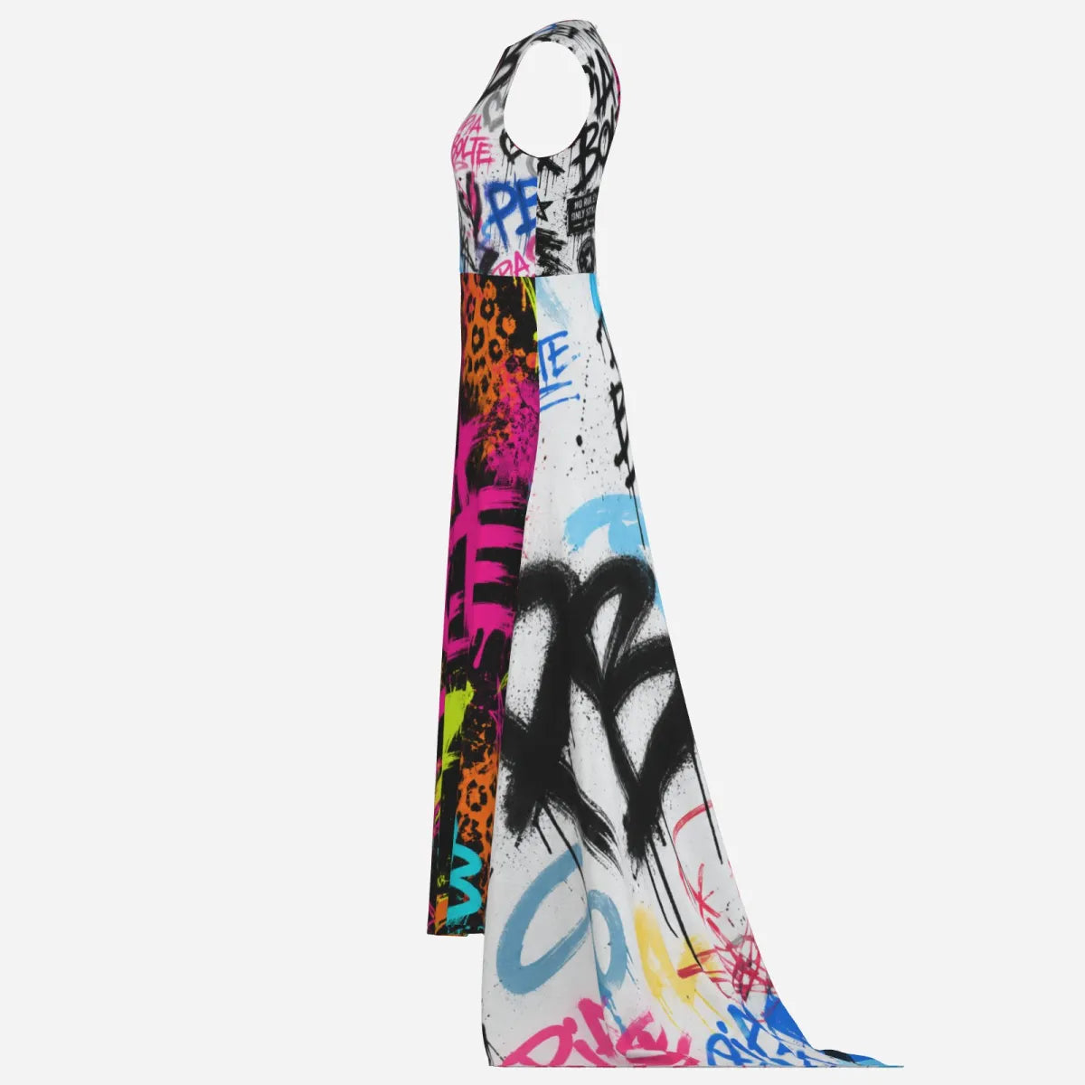 PIA BOLTE® Graffiti Couture Maxi Dress – Urban Art Edition