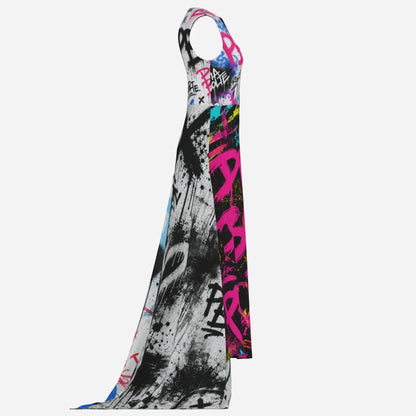 PIA BOLTE® Graffiti Couture Maxi Dress – Urban Art Edition