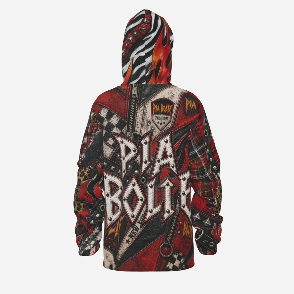 PIA BOLTE® Rebel Sherpa Zip Hoodie Jacket – Rockstar Edition