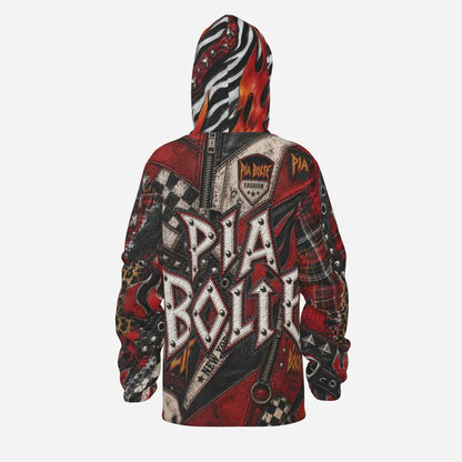 PIA BOLTE® Rebel Sherpa Zip Hoodie Jacket – Rockstar Edition
