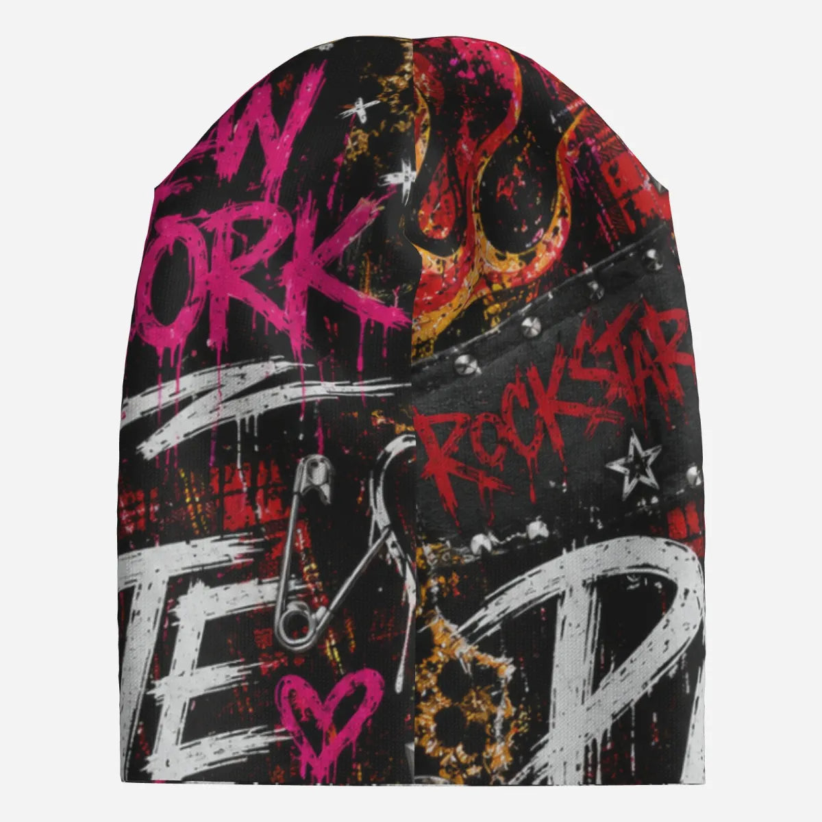 PIA BOLTE® Rebel Graffiti Beanie – Rockstar Edition unisex