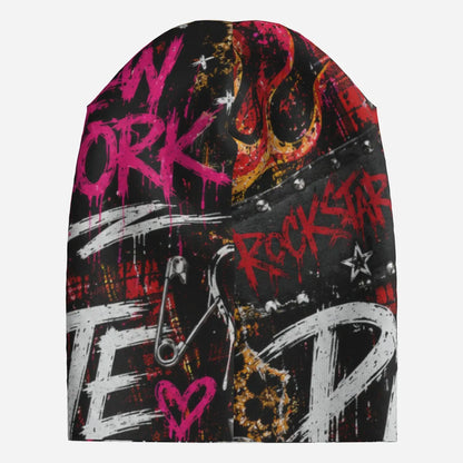 PIA BOLTE® Rebel Graffiti Beanie – Rockstar Edition unisex