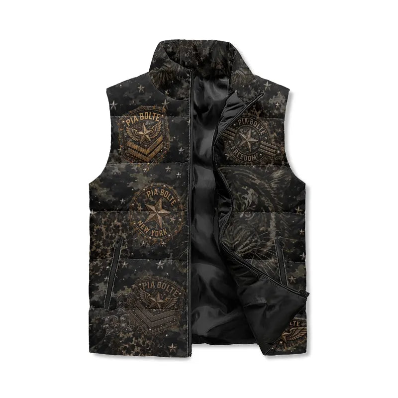PIA BOLTE® DARK WILD TIGER FREEDOM ROCKSTAR STATEMENT VEST